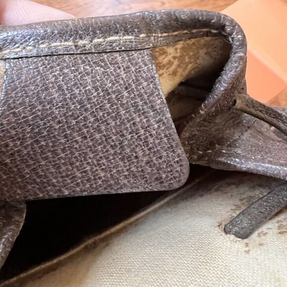 Vtg 1980’s Gucci GG Drawstring Bucket Coated Canvas Crossbody/Shoulder Bag Tan - Picture 10 of 10